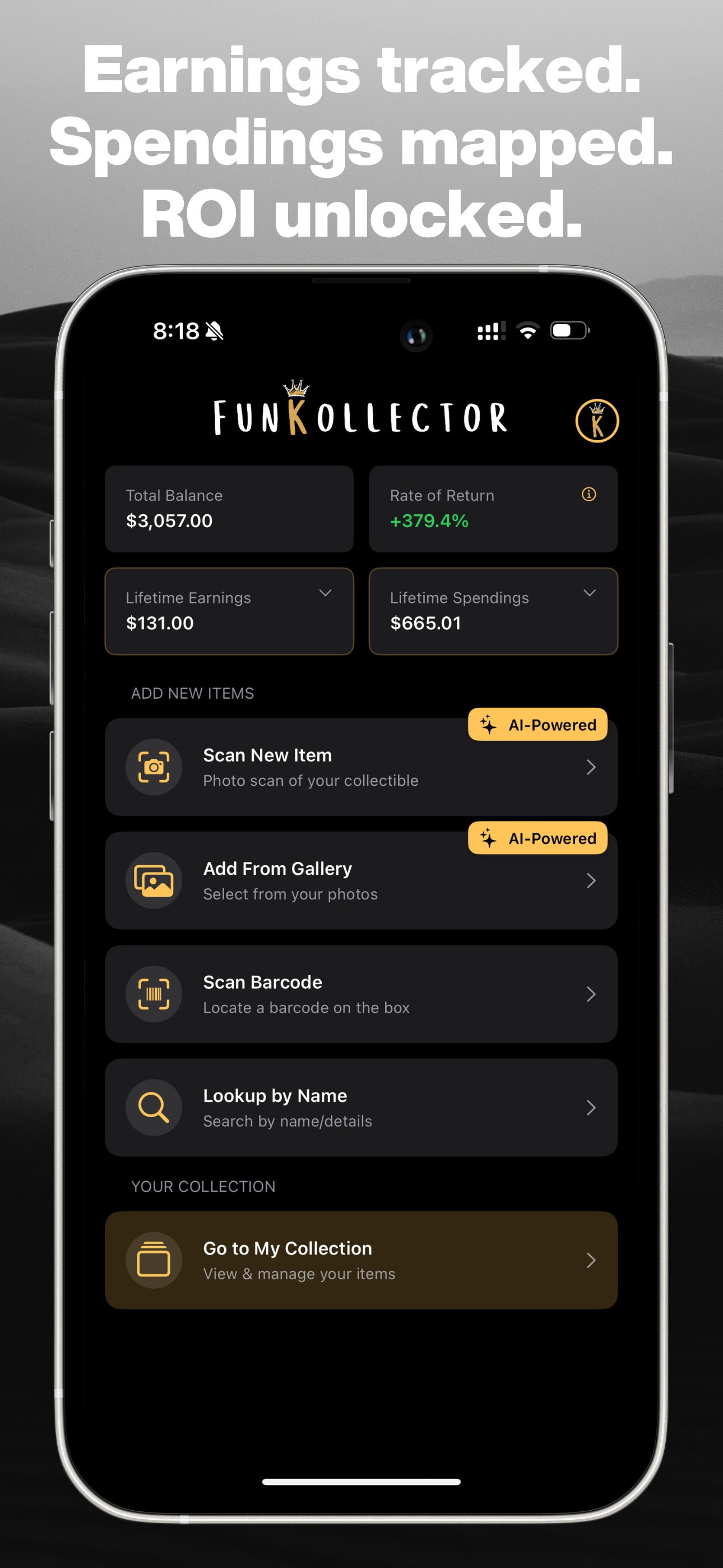 FunKollector Screenshot